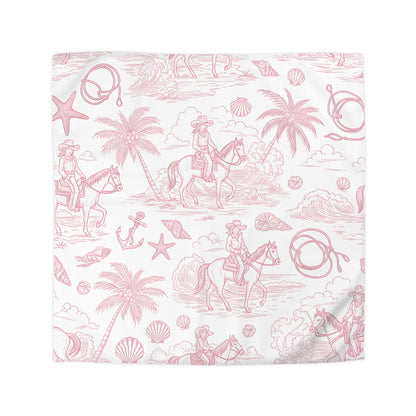 'Texas Tide' (Pink) Duvet Cover Set